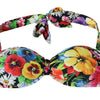 Dolce & Gabbana Floral Elegance High-End Bikini Top