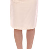 Andrea Incontri Elegant White Floral Pencil Skirt