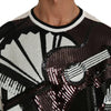 Dolce & Gabbana New York Jazz Sequined Silk Sweater