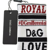 Dolce & Gabbana Multicolored Virgin Wool Wrist Wrap