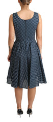 Dolce & Gabbana Polka Dot Sleeveless A-Line Dress