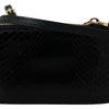 Dolce & Gabbana Elegant Python Pattern Leather Wristlet Wallet