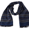 Missoni Chic Multicolor Wool Scarf Unisex Fringed Design