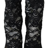 Dolce & Gabbana Black Lace Taormina Pumps Elegance Unleashed