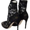 Dolce & Gabbana Black Lace Taormina Pumps Elegance Unleashed