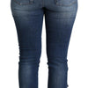 Dolce & Gabbana Embellished High Waist Skinny Denim Jeans