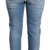 Dolce & Gabbana Chic High-Waisted Tattered Skinny Jeans