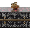 Dolce & Gabbana Gray Resin Dolce Box Clutch with Gold Details