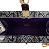 Dolce & Gabbana Gray Resin Dolce Box Clutch with Gold Details