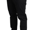 Dolce & Gabbana Elegant Black Stretch Cotton Trousers