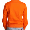 Dolce & Gabbana Regal Crewneck Cotton Sweater in Orange