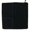 Dolce & Gabbana Elegant Silk Black Pocket Square Handkerchief