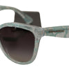 Dolce & Gabbana Sicilian Lace Crystal Acetate Sunglasses