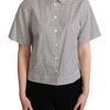 Dolce & Gabbana Elegant Polka Dot Cotton Polo Top