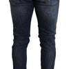 Dolce & Gabbana Elegant Dark Blue Skinny Jeans