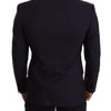 Dolce & Gabbana Elegant Navy Martini Blazer by Renowned Tailors