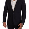 Dolce & Gabbana Elegant Navy Martini Blazer by Renowned Tailors