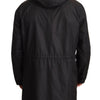 Dolce & Gabbana Elegant Black Hooded Blouson Jacket