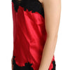 Dolce & Gabbana Enchanting Red Silk Blend Lace Camisole