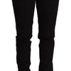 Acht Chic Low Waist Skinny Black Denim