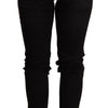 Acht Elegant Slim Fit Black Denim