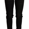 Acht Elegant Slim Fit Black Denim