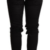 Acht Chic Black Low Waist Skinny Denim