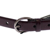 Dolce & Gabbana Elegant Purple Leather Belt - Italian Elegance