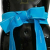 Dolce & Gabbana Elegant Bow Snap Blue Waist Belt