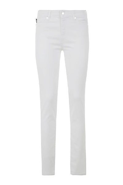 Love Moschino White Cotton Women Jeans