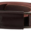 Costume National Elegant Brown Leather Fashion Belt