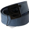 Costume National Elegant Blue Leather Fashion Belt