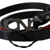 Costume National Chic Black Leather Fashion Belt