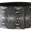 Ermanno Scervino Classic Snakeskin Motif Leather Belt