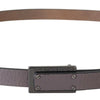 Costume National Elegant Brown Leather Fashion Belt