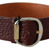 GF Ferre Elegant Brown Leather Fashion Belt