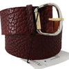 GF Ferre Elegant Brown Leather Fashion Belt