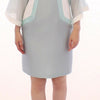 Sergei Grinko Elegant Turquoise Silk Sheath Dress