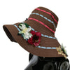 Dolce & Gabbana Elegant Floppy Floral Wide Brim Hat