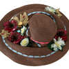 Dolce & Gabbana Elegant Floppy Floral Wide Brim Hat