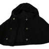 Dolce & Gabbana Elegant Black Hooded Scarf Wrap