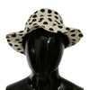 Dolce & Gabbana Chic Black Polka Dot Trilby Hat