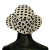 Dolce & Gabbana Chic Black Polka Dot Trilby Hat