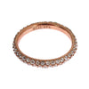 Nialaya Chic Pink Crystal-Encrusted Silver Ring