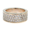 Nialaya Glamorous Silver CZ Crystal Embellished Ring