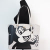 COACH (C6978) Mickey Mouse X Keith Haring Mollie Large Leather Shoulder Tote Bag