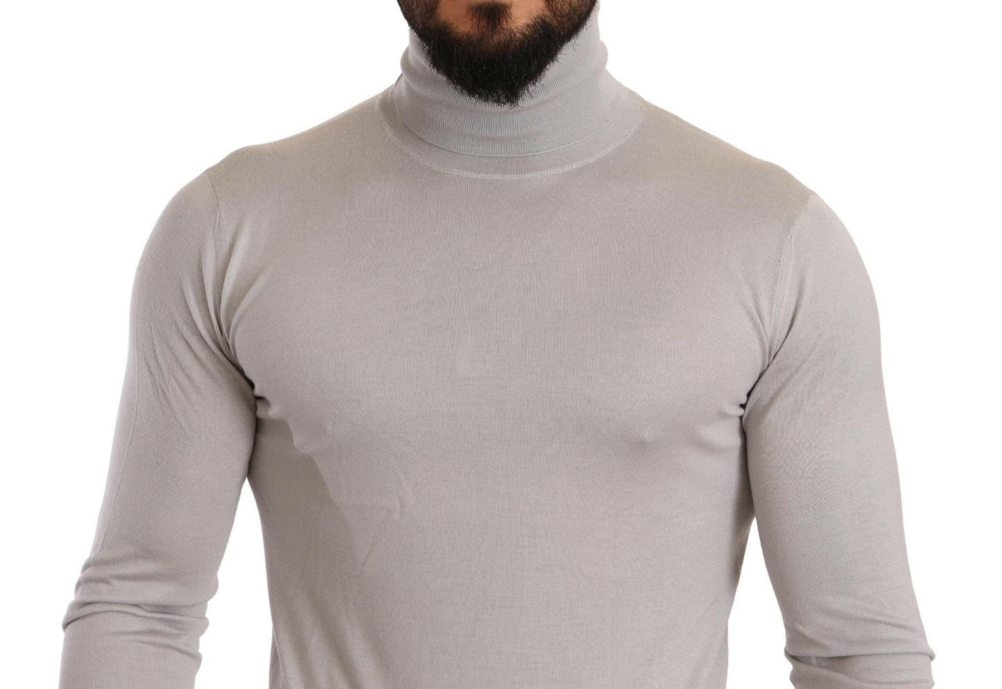 Dolce & Gabbana Elegant Cashmere-Silk Blend Turtleneck