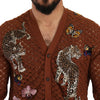 Dolce & Gabbana Refined Elegance Multicolor Embroidered Cardigan