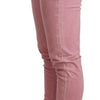 Acht Elegant Slim Fit Pink Denim Jeans