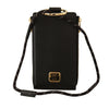 Dolce & Gabbana Elegant Black Leather Strapped Wallet